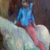 Bareback Rider (oil on canvas  20" x 24")  available