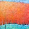 Pond (oil on linen, 40" x 40") available
