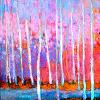 Siver Forest (oil on canvas, 40" x 40") sold